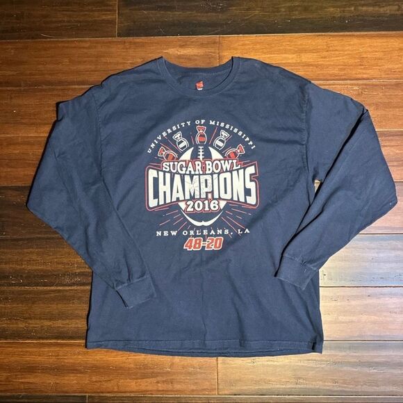 2016 Ole Miss Sugar Bowl Long Sleeve Shirt - Picture 1 of 4